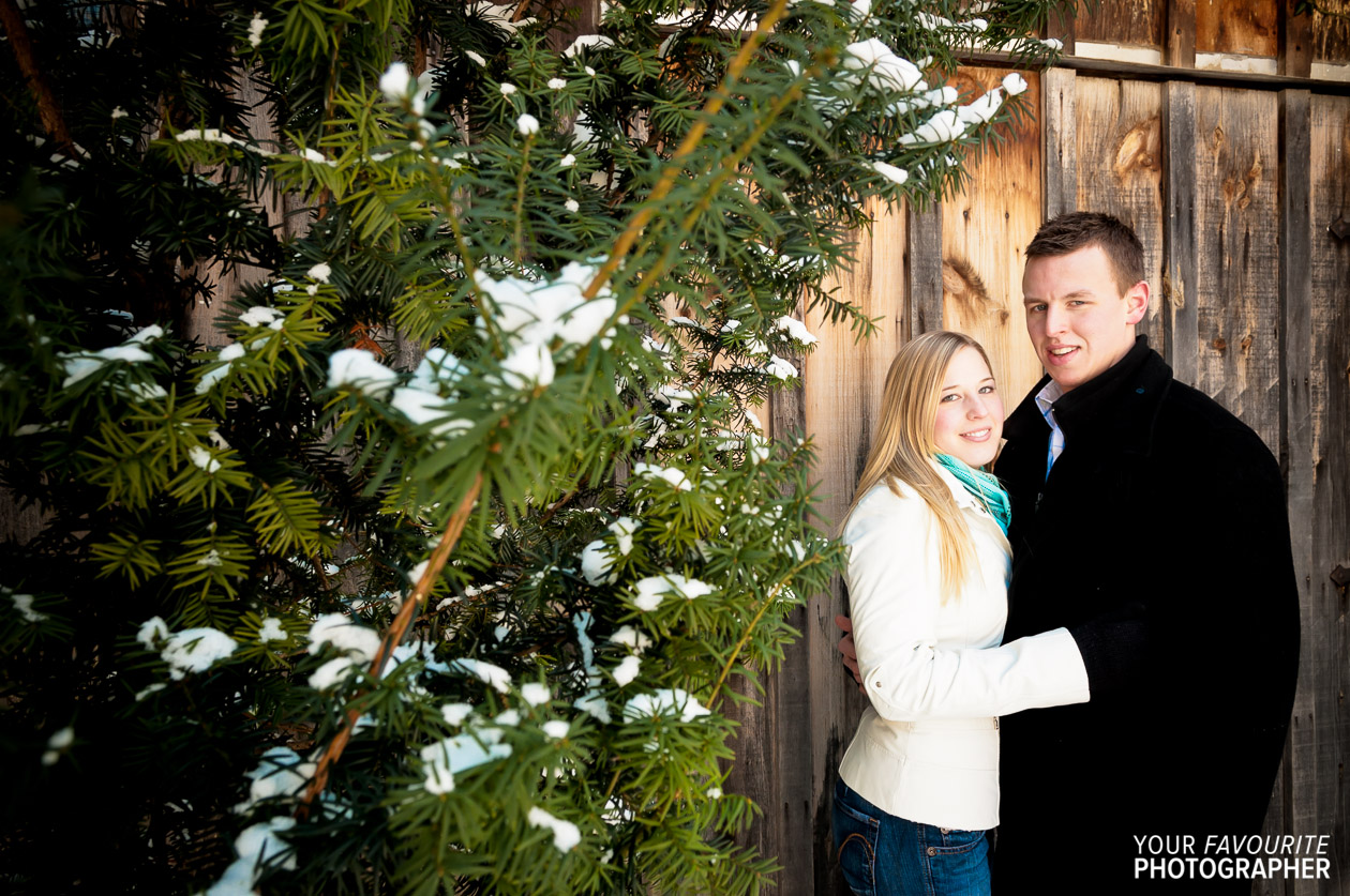 Kitchener-Waterloo Winter Engagement Photos | Michelle & Adam