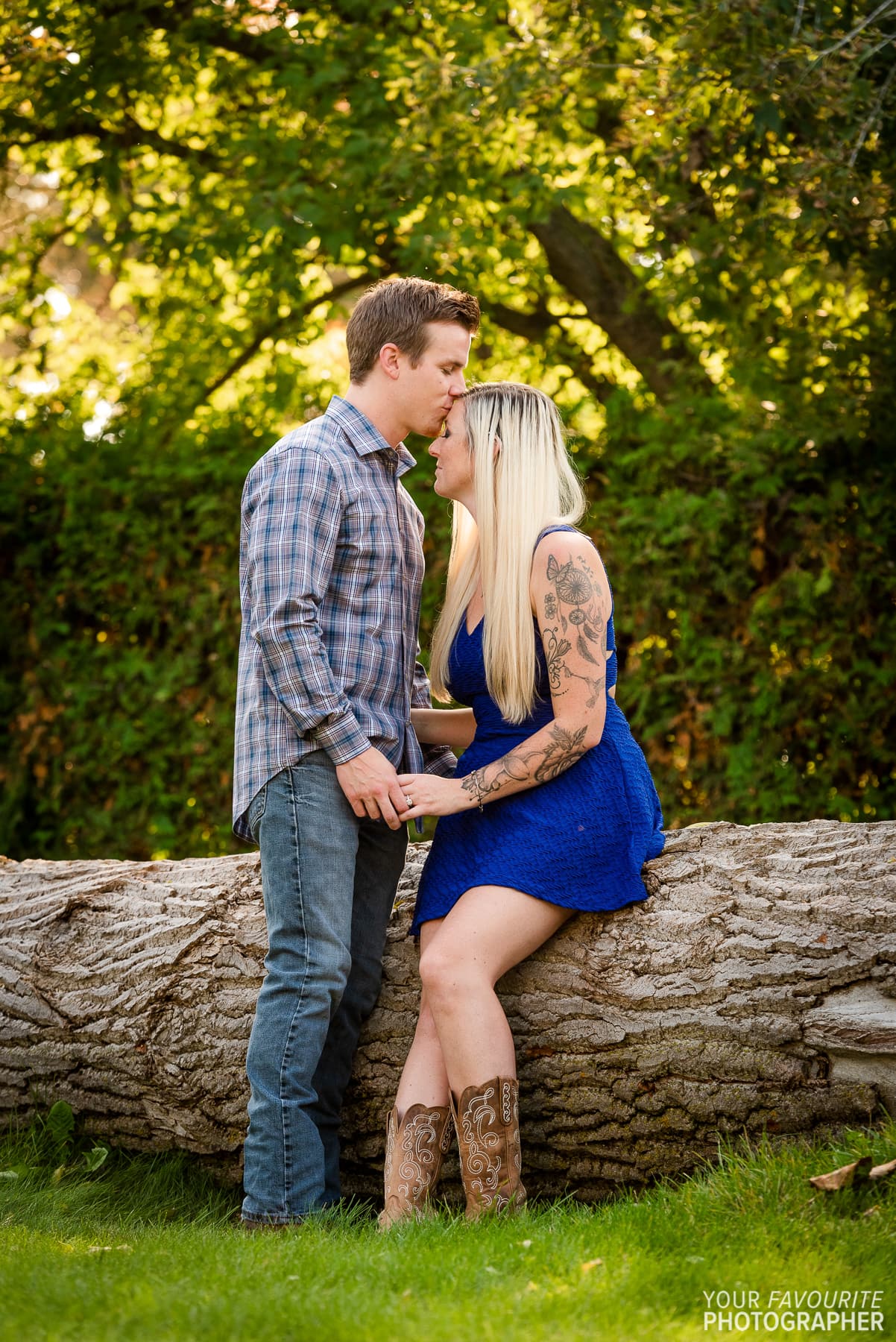 Fall Colours Engagement Photography in Durham Region, featuring Sam & Josh