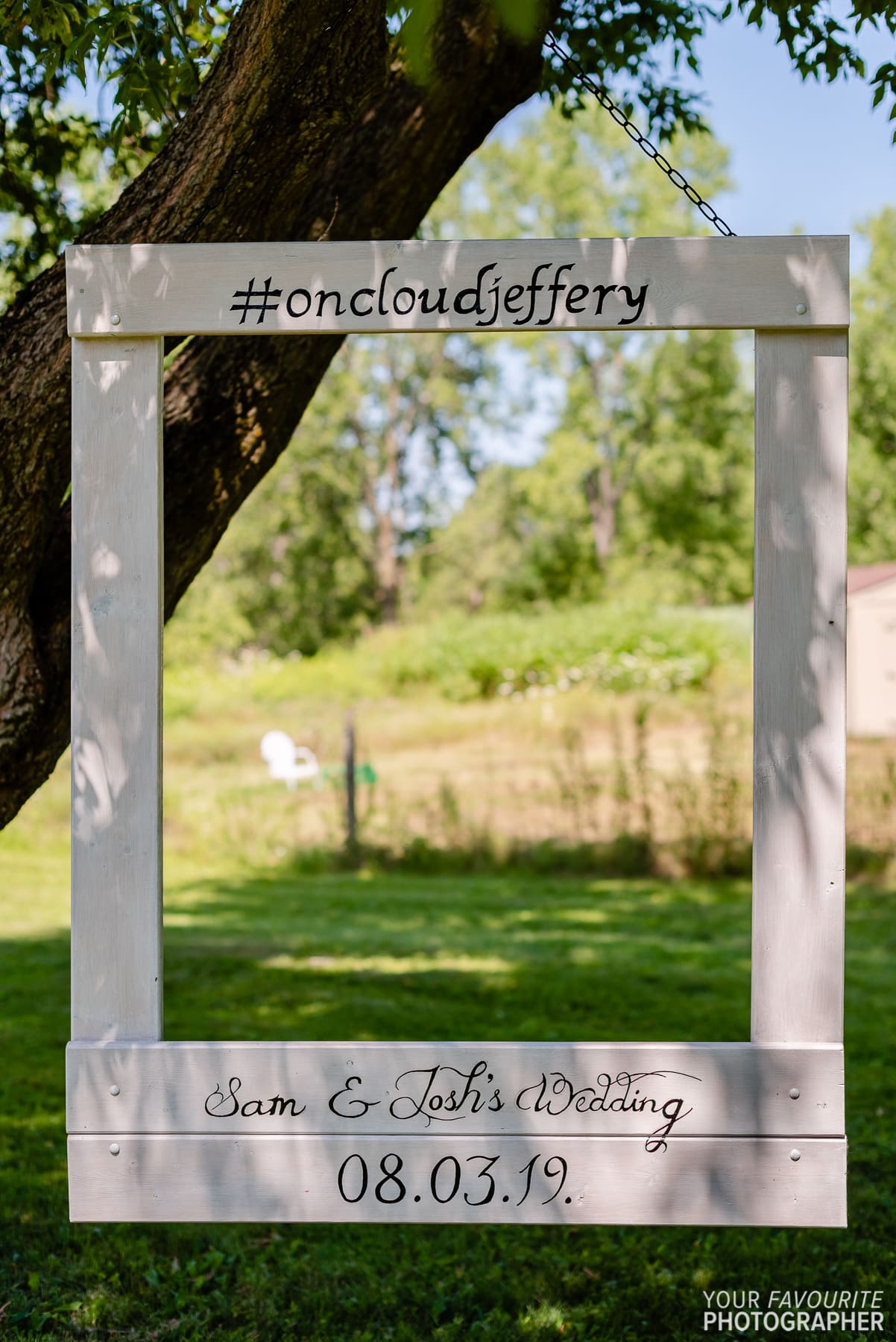 Sam & Josh's backyard wedding photos in Courtice, Ontario