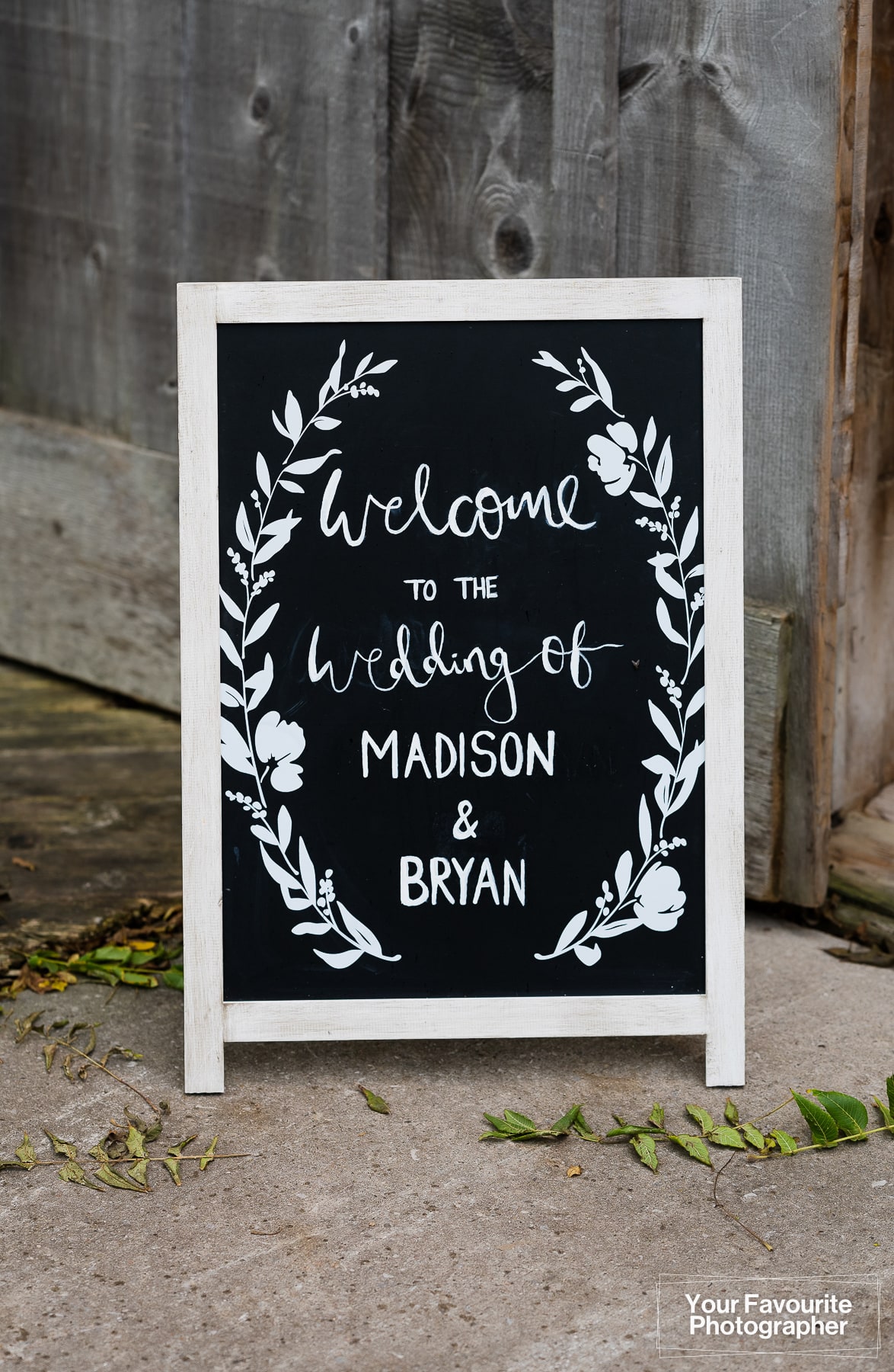 Welcome to the wedding of Madison and Bryan